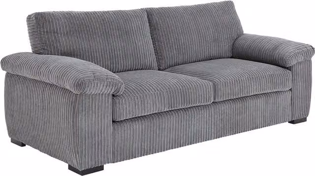 Snugg Furniture UK Limited Amalfi 3 Seater Jumbo Cord Sofa in Grey