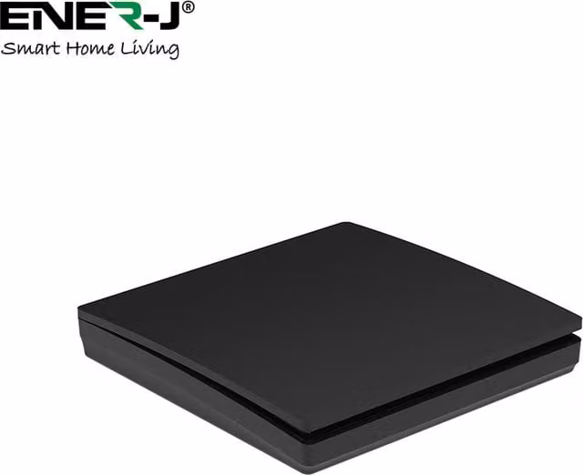 Ener-J Eco Series Wireless Kinetic 1 Gang Switch in Black