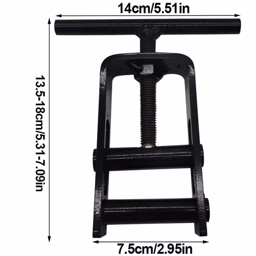 VOGREX Black Plastic Pipe Squeeze Shut Off-Clamp, 0-32mm – 2