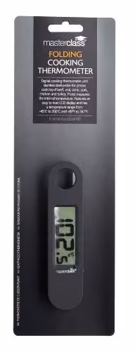 MasterClass Digital Meat Thermometer with Folding Probe, Black – 2