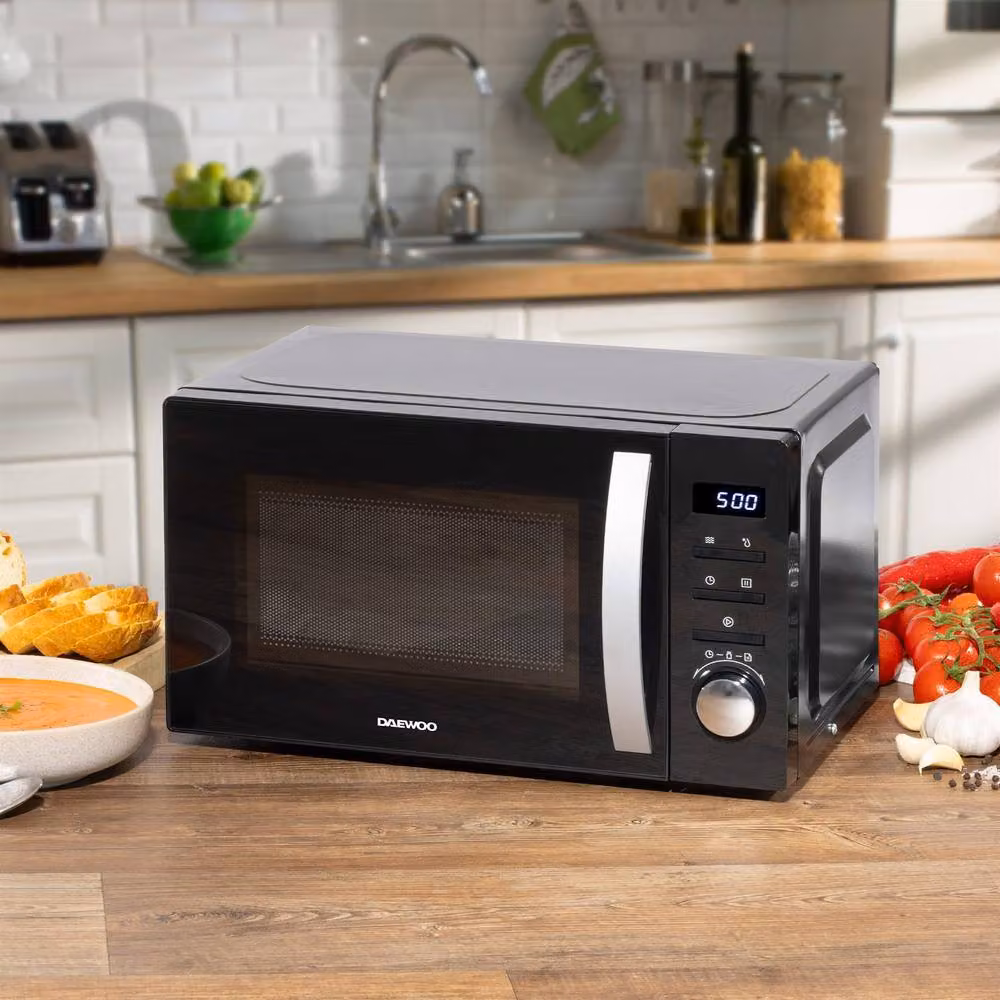 Daewoo 20L Digital Solo Microwave Oven, Black – 6