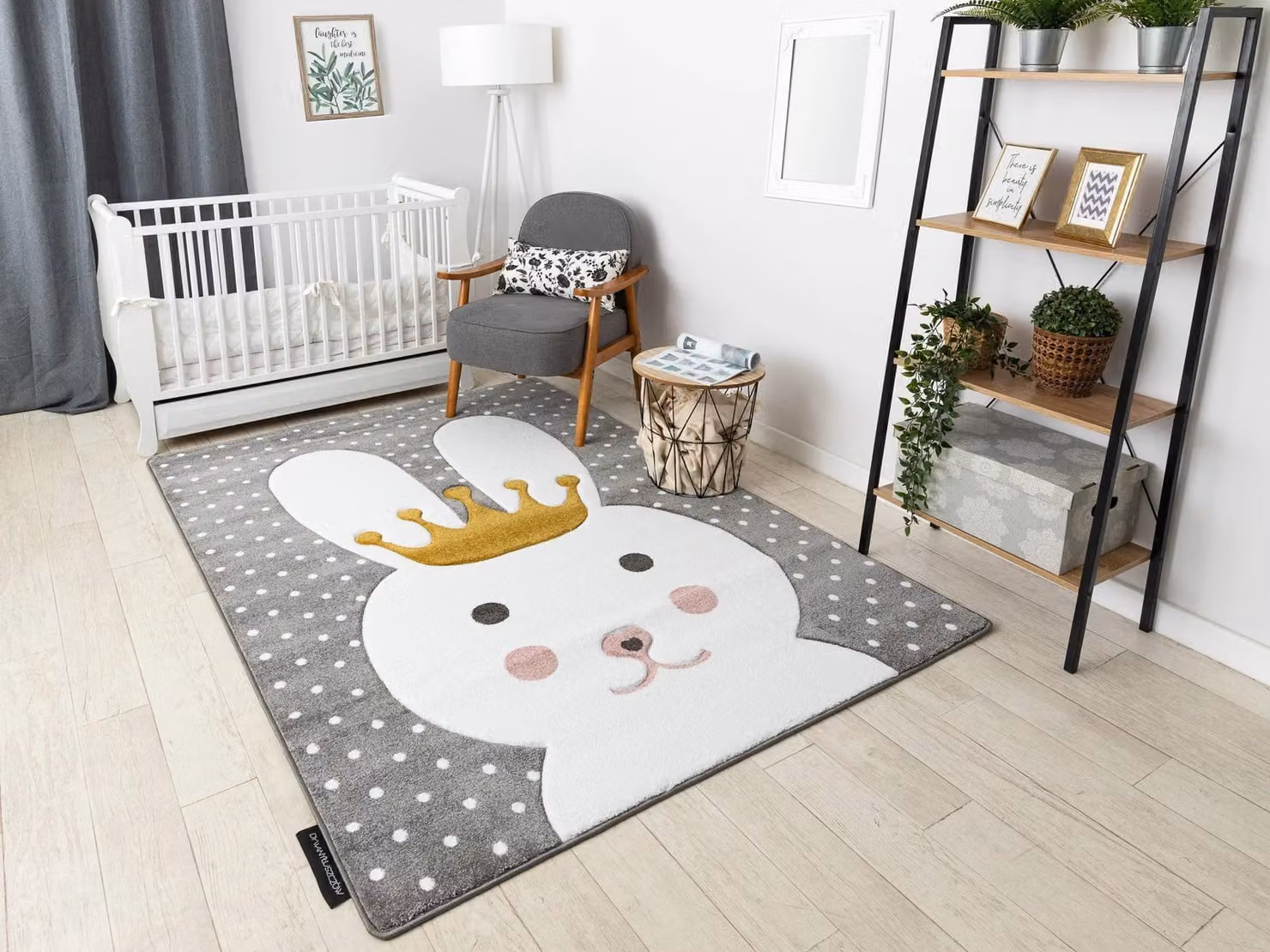 RugsX Petit Kids Motif Rug in Grey, W/D: 200 x 290 cm – 3