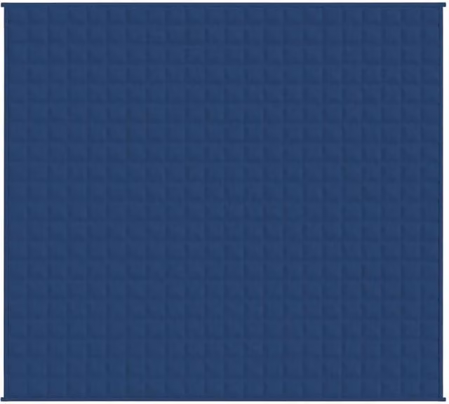 Berkfield Home Blue Weighted Blanket for Adults, W: 220 cm, D: 240 cm, 11 kg – 1