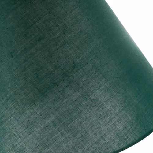 Happy Homewares Classic Cotton Coolie Lampshade in Green and White, W/D/H: 25 x 17 x 11 cm – 3