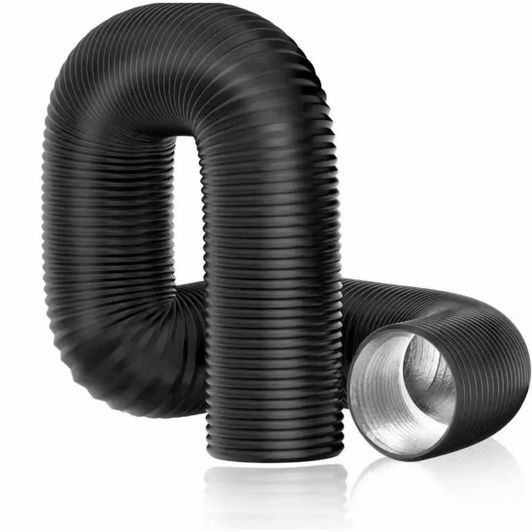 FLAVORA Black Plastic Exhaust Hose Tube Pipe