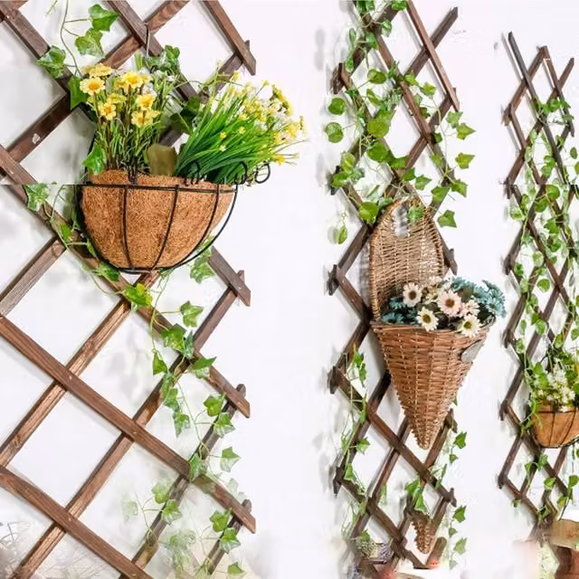 Marco Paul Heavy Duty Expanding Trellis in Brown, W: 180 cm, H: 60 cm