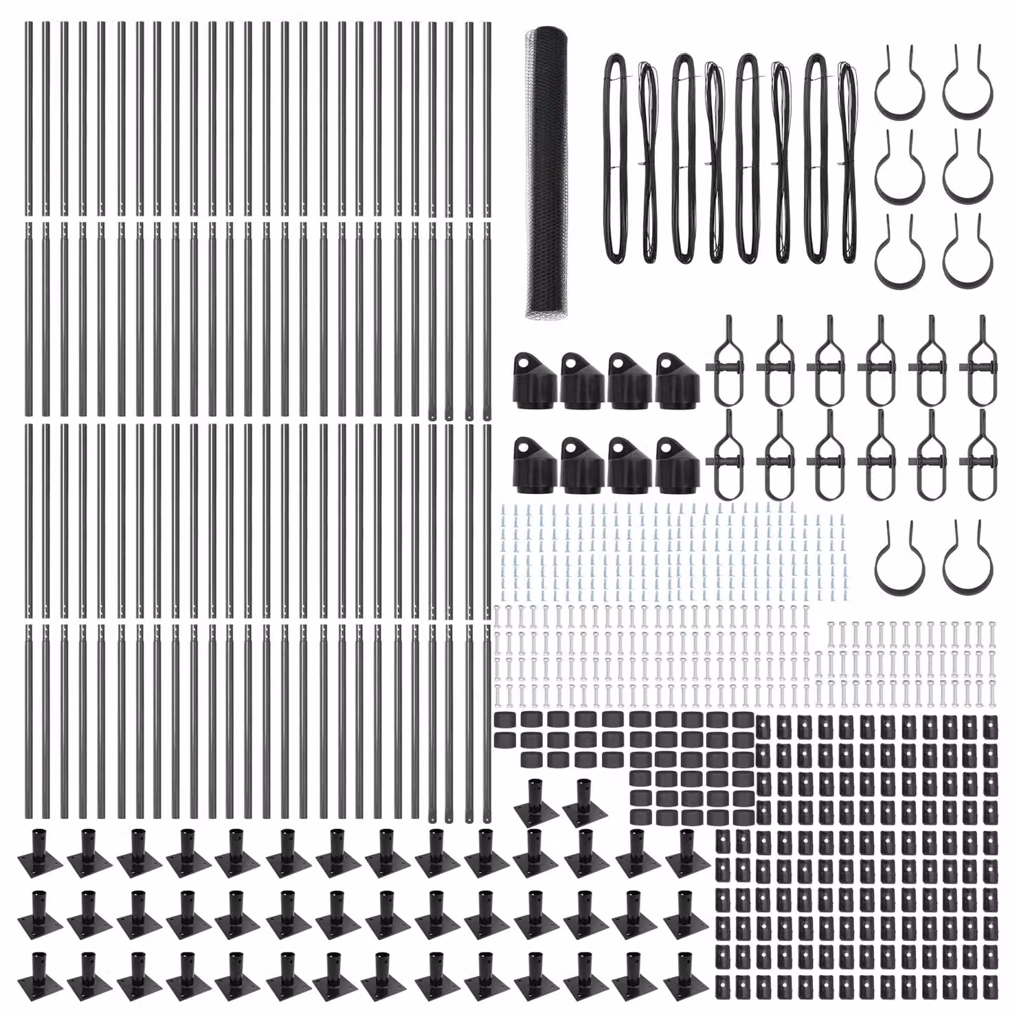 Berkfield Home Grey Steel Hexagon Fence, H: 120 cm x W: 100 m – 3