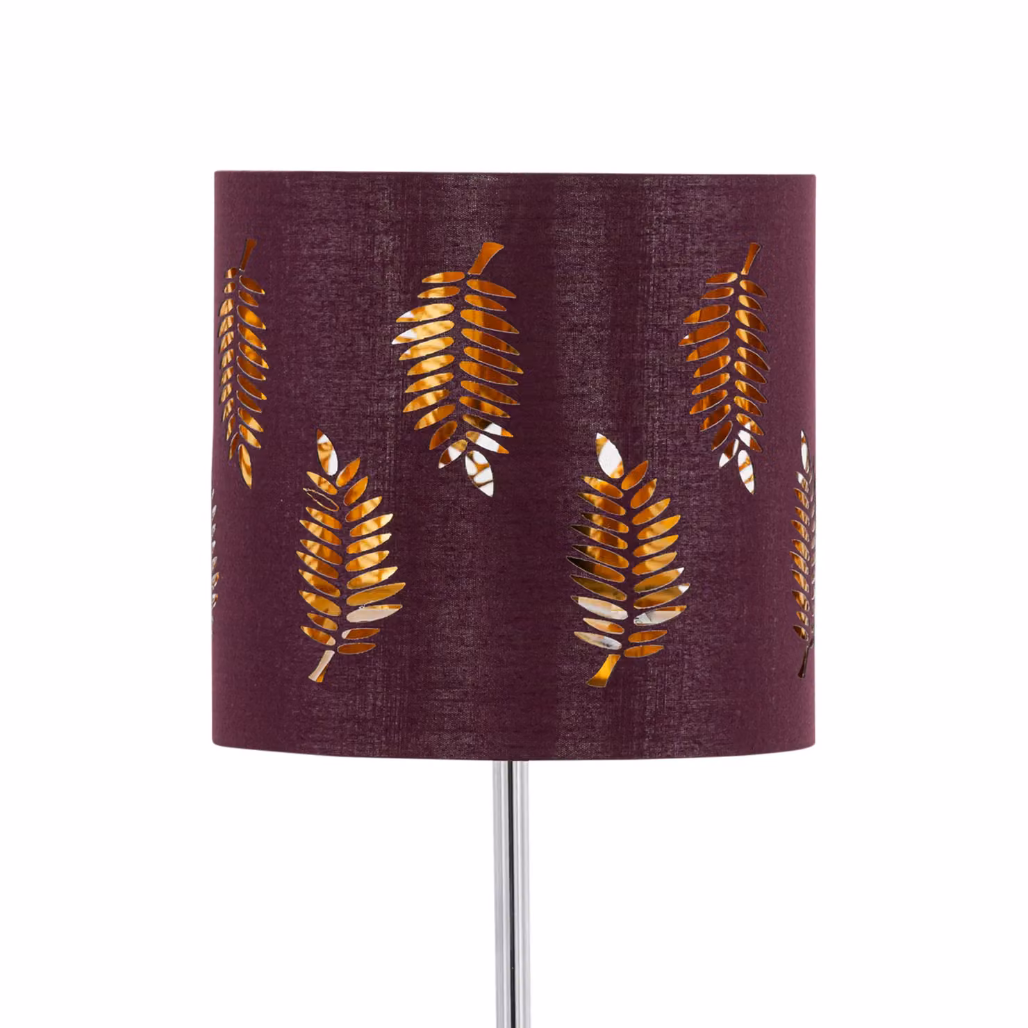 First Choice Lighting Set of 2 Chrome Touch Operated Dimmable Table Lamps with Burgundy Fabric Shades – 3