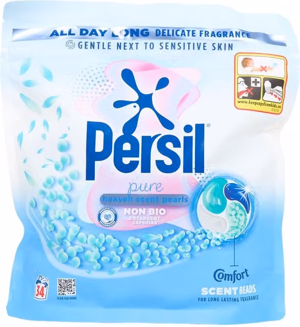 Persil Pure Non Bio Detergent Capsules Multicolour