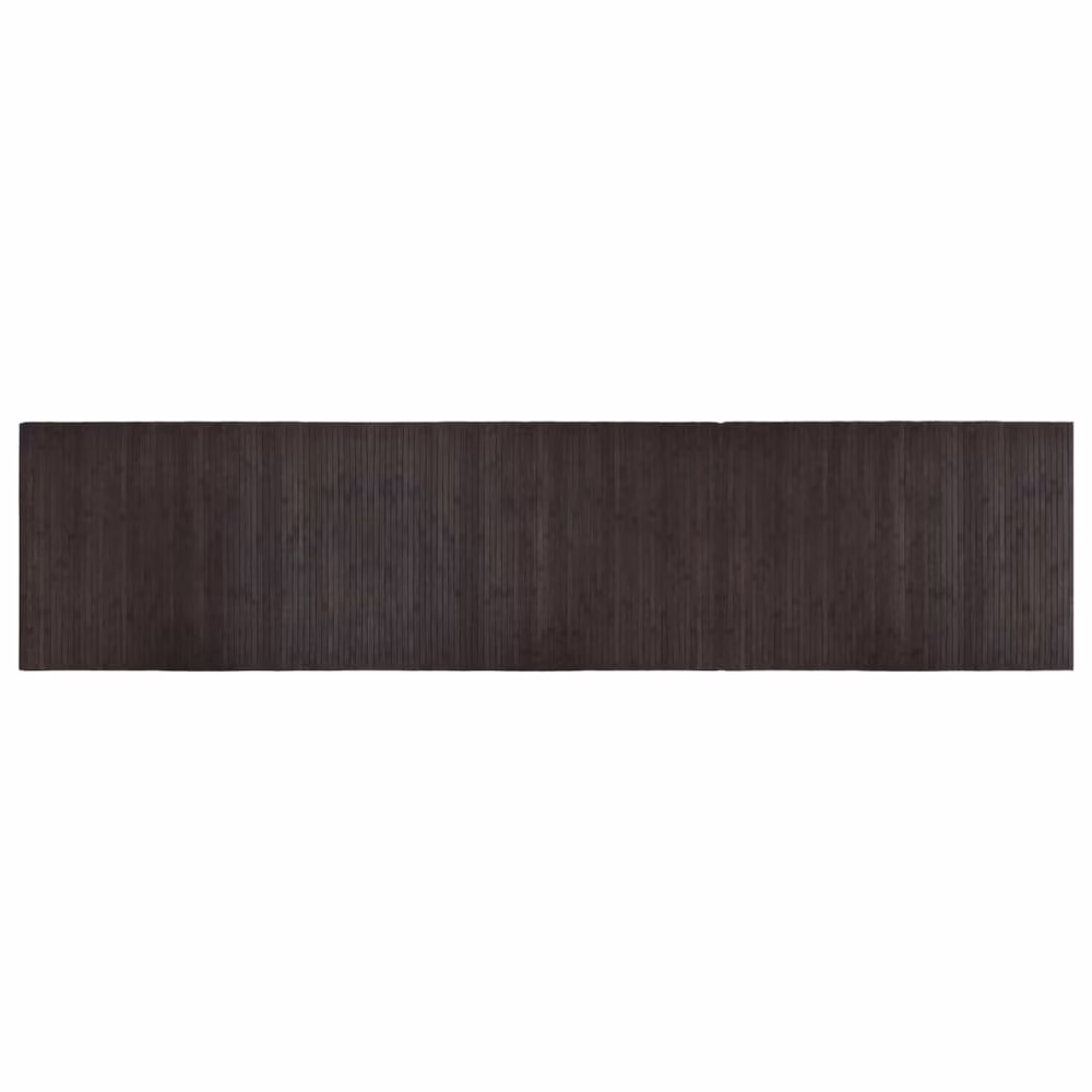 Berkfield Home Rectangular Bamboo and Polypropylene Rug, Brown, W: 70 cm, L: 300 cm – 2