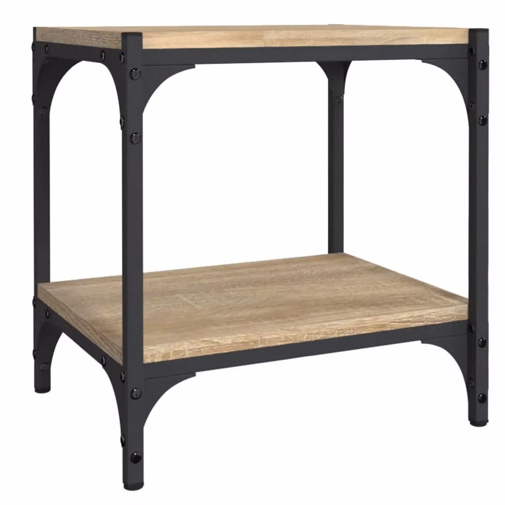 Berkfield Home Sonoma Oak TV Cabinet in Brown, W/D/H: 40 x 33 x 41 cm – 2