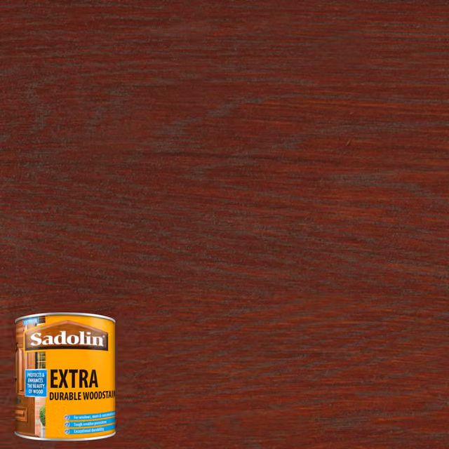 Sadolin Extra Durable Water Repellent Woodstain, Brown, 0.5 l