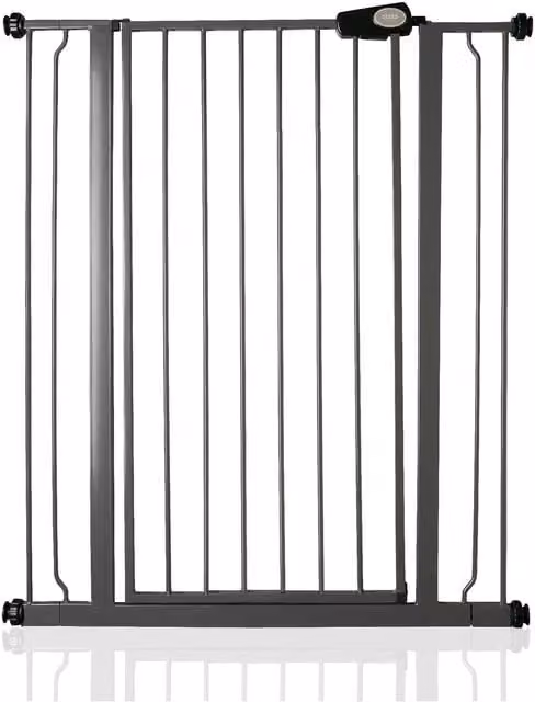 Bettacare Extendable No-Drill Child and Pet Gate in Grey for Doors and Stairs