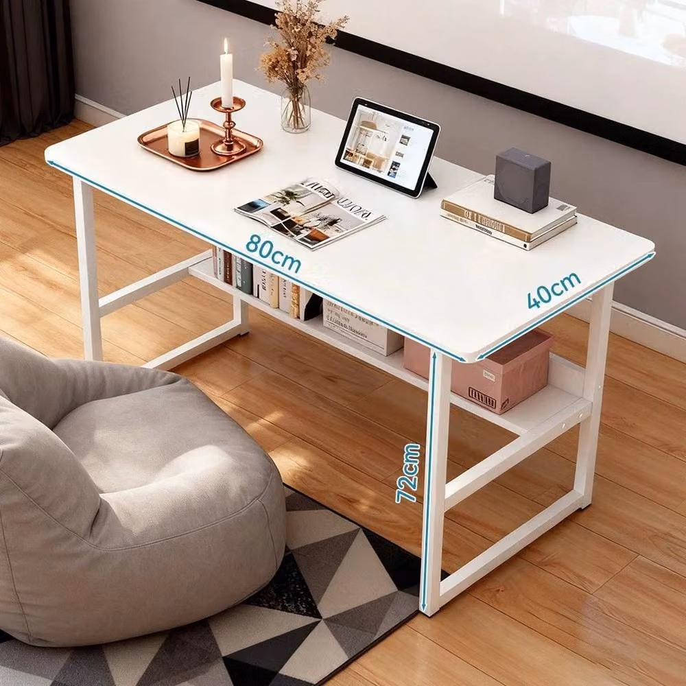NESTLUNE White Computer Desk for Home Office – 4