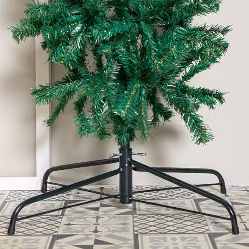 Samuel Alexander Green Double Door Flat Top Christmas Tree Arch, Height: 235 cm – 5