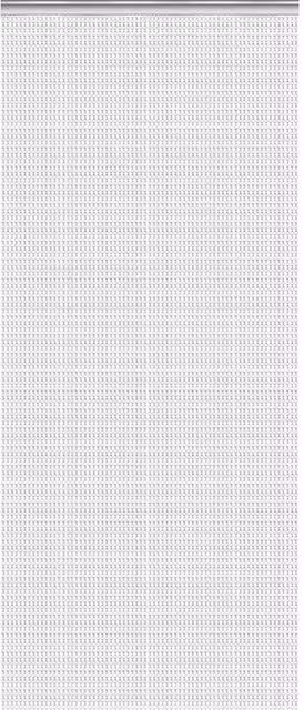 NESTLUNE Aluminium Chain Fly Screen Curtain Door in Silver, W: 90 cm, H: 214 cm