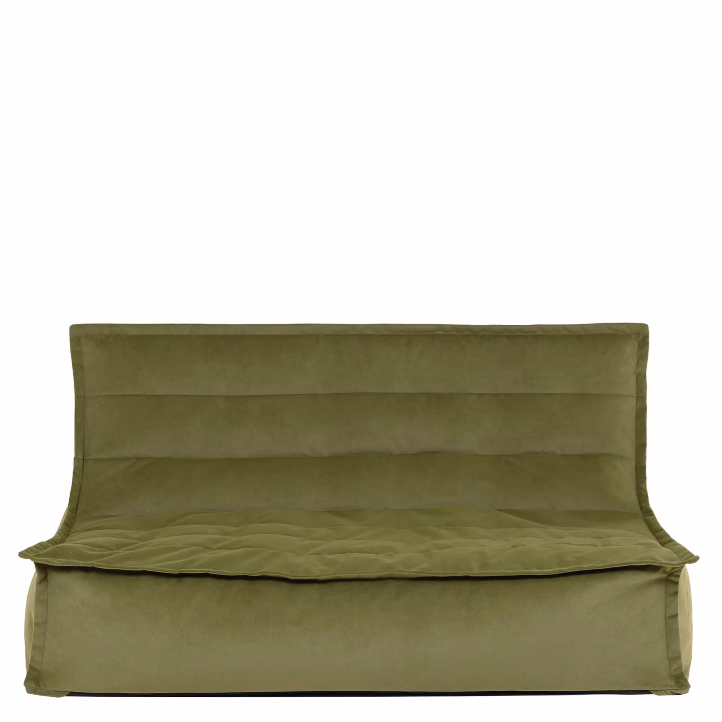 icon Kota 2 Seater Velvet Bean Bag Floor Sofa in Green – 2