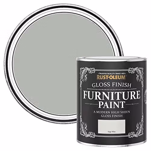 Rust-Oleum Green Furniture & Skirting Board Paint in Gloss Finish, 0.75 l – 1
