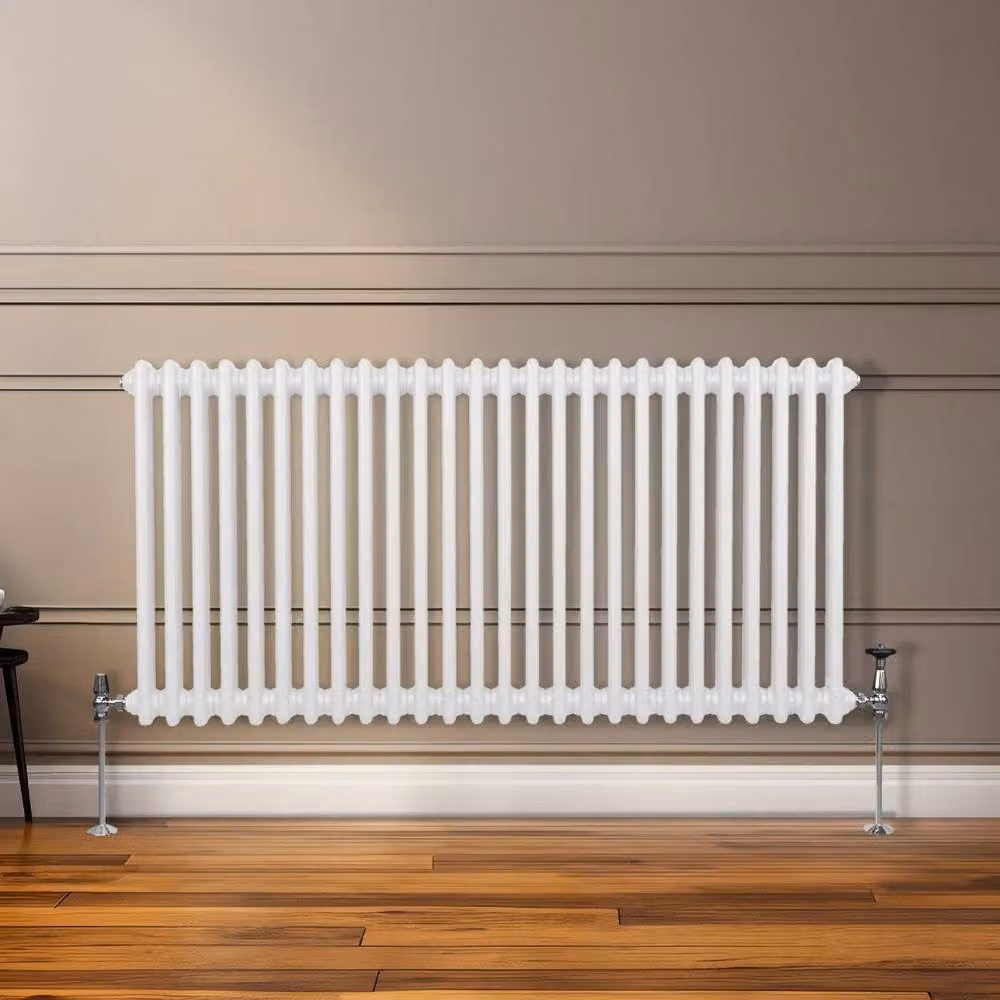 Monstershop Traditional 2 Column Steel Radiator in White, W/D/H: 60.0 x 7.0 x 119.2 cm – 3