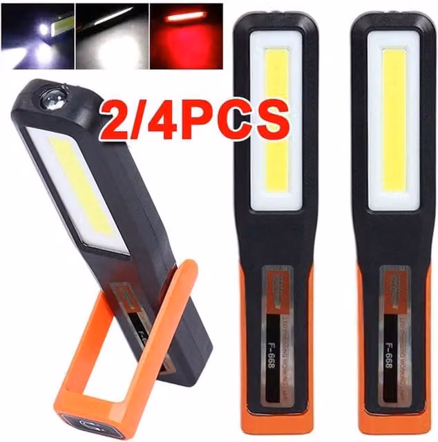 SPETLEK LED Cordless Magnetic Work Light in Black