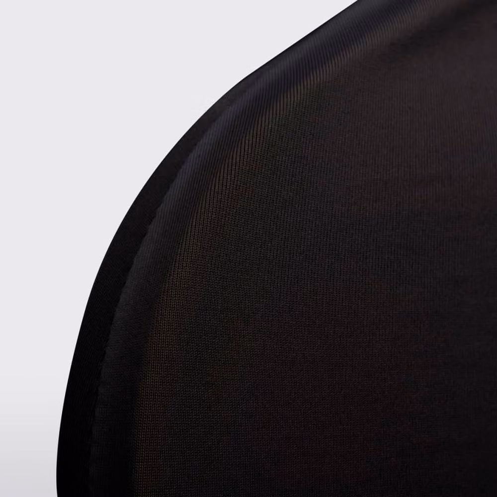 Berkfield Home Stretch Fabric Dining Chair Covers, Black, 6 Pack – 5