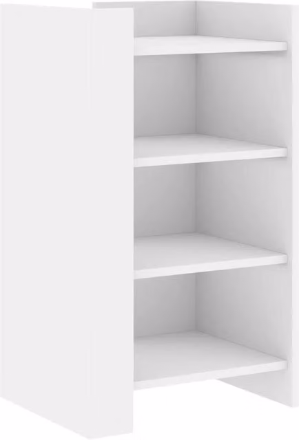 Berkfield Home Modern White Matt Sideboard, W/D/H: 45 x 35 x 75 cm