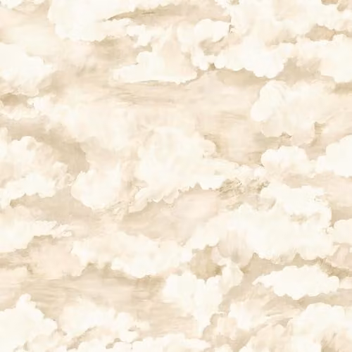 Holden Decor Cloudscape Abstract Nature Wallpaper in Beige and Cream