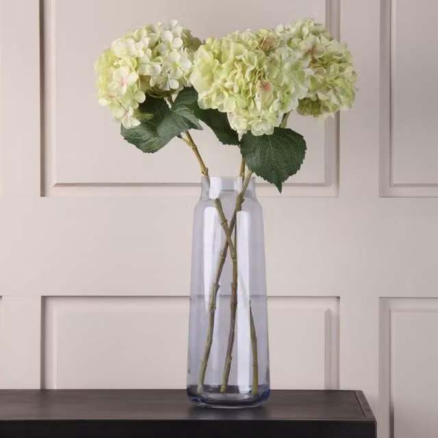 Scottish Everlastings Ltd Pack of 3 Cream and Green Hydrangea Stems