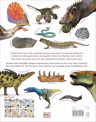 DK The Dinosaurs Book: Our World in Pictures, Multicolour, H 28.3 cm x W 22.3 cm x D 1.7 cm – 2