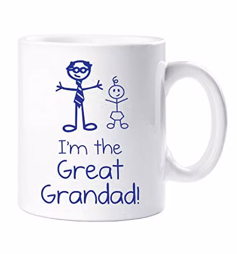 60 Second Makeover Limited I'm The Great Grandad Ceramic Mug in White – 3