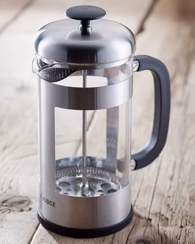 Judge Silver Glass Cafetiere, 1L – 2