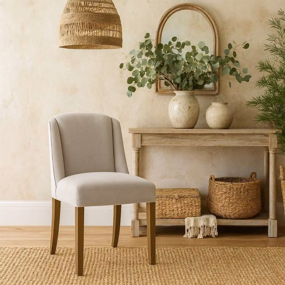 Wyld Haus Olargues Latte Upholstered Dining Chair in Beige – 2