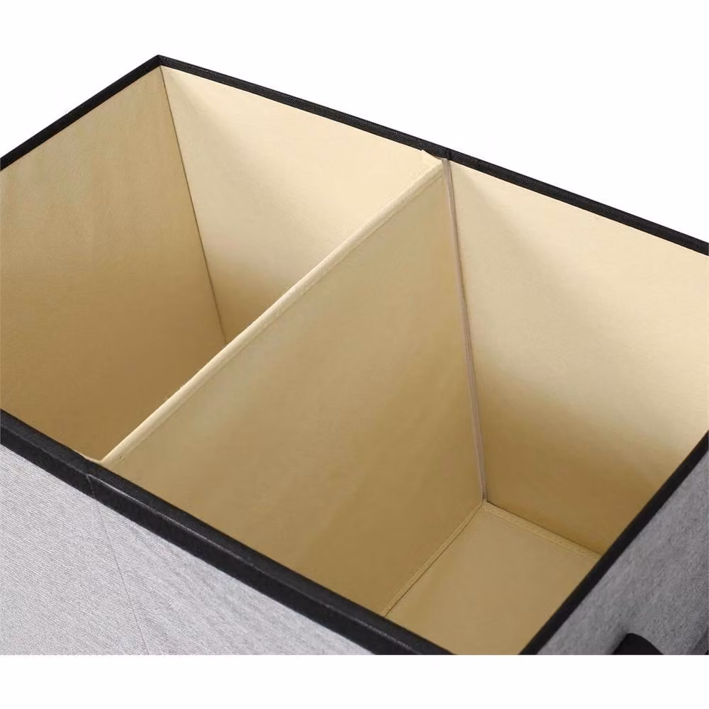 Nordara Grey Mesh Large Collapsible Storage Box and Toy Chest for Childrens Rooms W/D/H: 42 x 35 x 65 cm – 2
