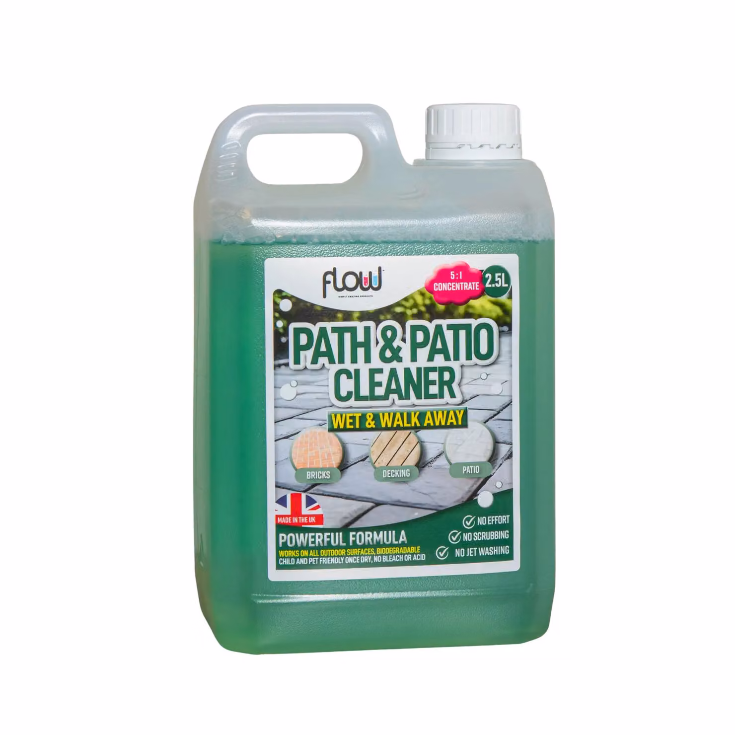 Samuel Alexander Wet & Walk Away Patio Surface Cleaner Concentrate, 2.5 l – 2