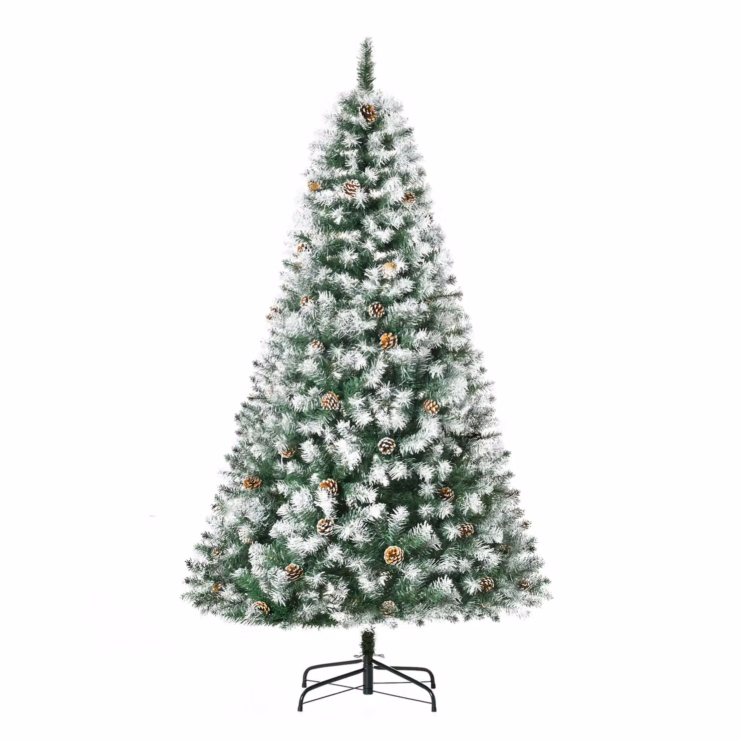 HOMCOM 6ft Green Artificial Christmas Tree – 2