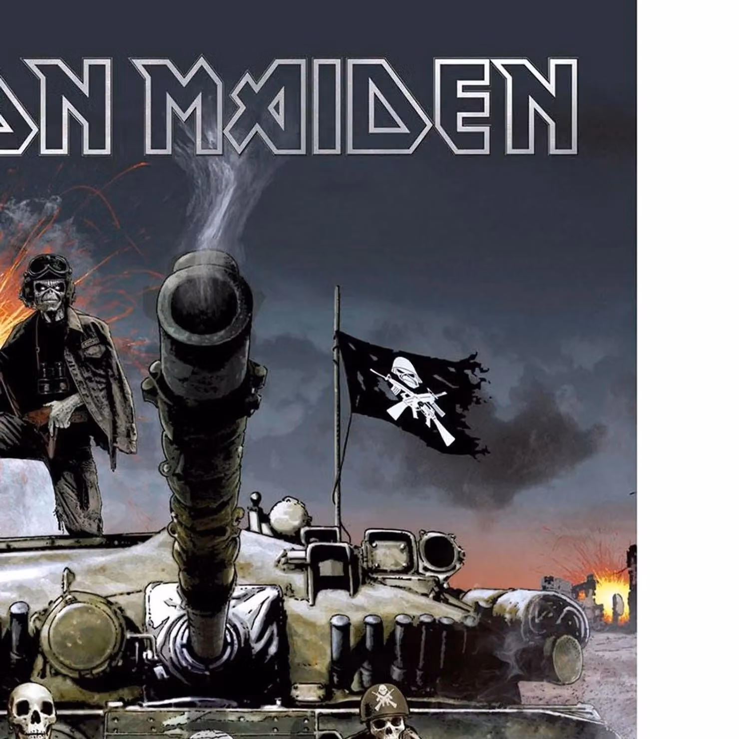 Iron Maiden A Matter Of Life & Death Multicolour Textile Poster – 2