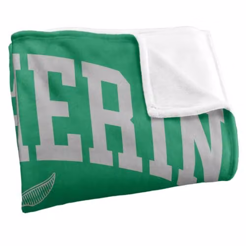 Warner Bros. Harry Potter Slytherin Quidditch Arch Super Soft Fleece Throw Blanket, Green/Multicolour, W: 127 cm x H: 152.4 cm – 2