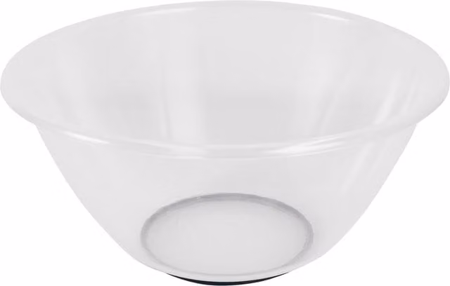 My Kitchen Round Anti-Skid Clear Plastic Bowl, 4l