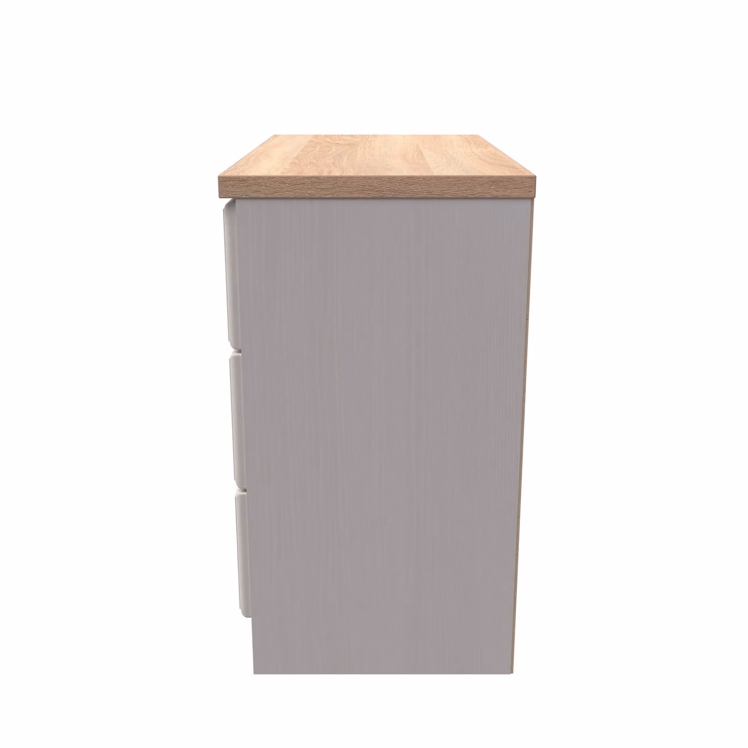 Ready Assembled 2 U Norfolk 3 Drawer Chest in Beige – 2