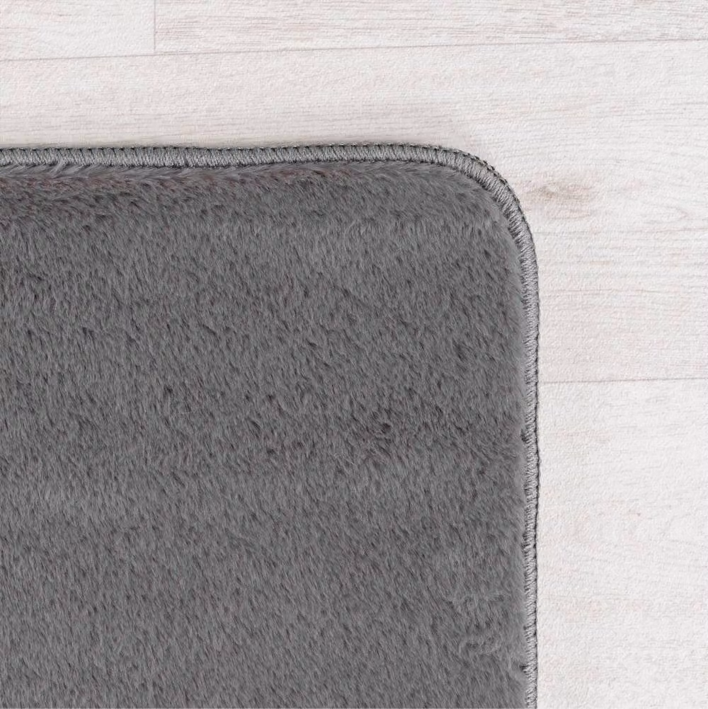 Desire Rugs Snuggly Washable Low Pile Area Rug in Anthracite Grey, W/D: 120 x 80 cm – 3
