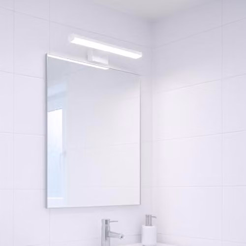 CGC Lighting Tani White LED Bathroom Wall Light, IP44, 4000k, 8W, 640 Lumens – 1