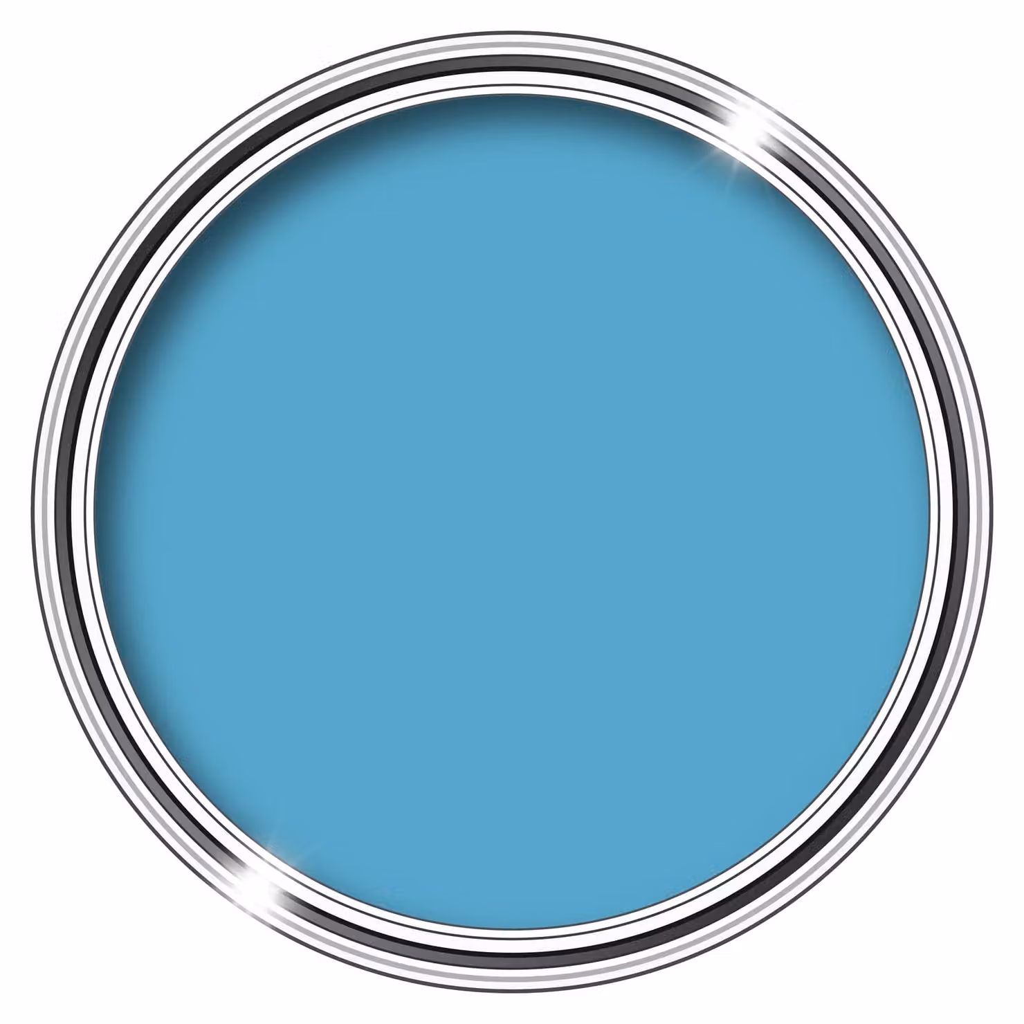HQC Paints Vinyl Matt Emulsion Interior Wall Paint, Blue, 1 l – 3