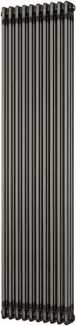 UK Radiators Alpha 3 Column Radiator in Silver, H 180 cm x W 46.5 cm