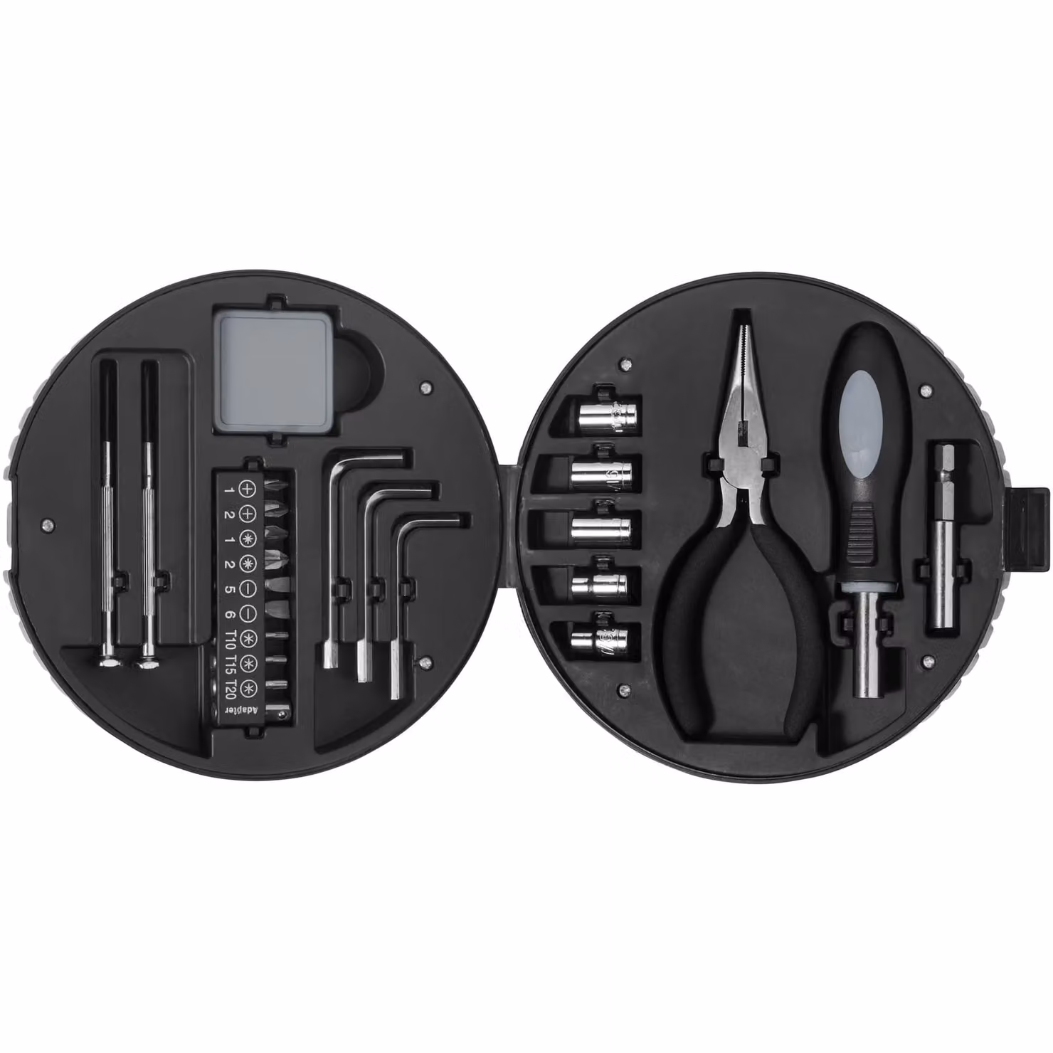 STAC 25 Piece Tyre Shape Tool Set in Black