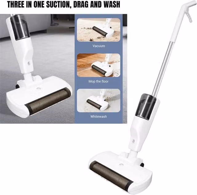 Nordara 3-in-1 Cordless Bagless Wet-Dry Vacuum Cleaner in White – 1