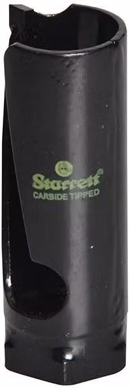 Starrett Tungsten Carbide Tipped Multi Purpose Hole Saw, 22mm, Black and Silver – 5