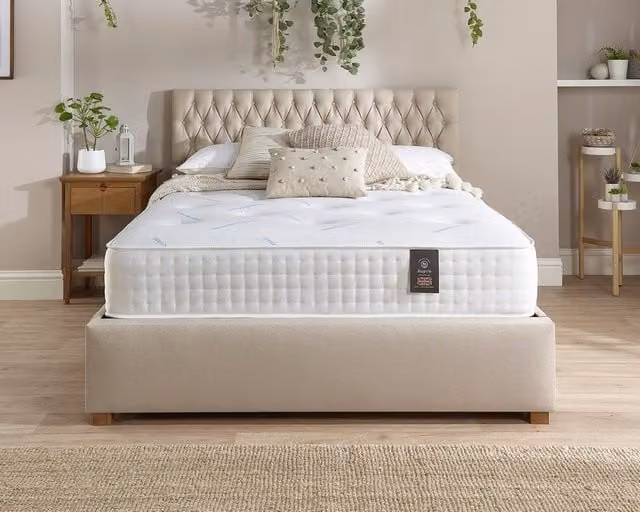 Aspire 3000 Pocket Climate Cool Wool Mattress in White