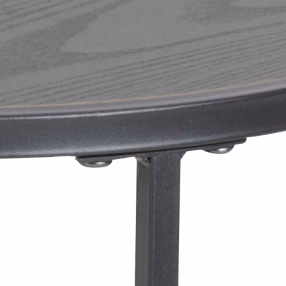 Wyld Haus El Paso Small Round Side Table in Matt Black Metal – 5