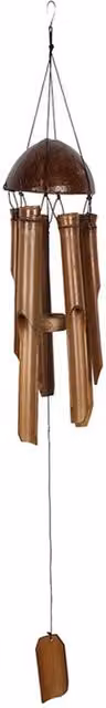 KDMK Small Brown Bamboo Hanging Chime
