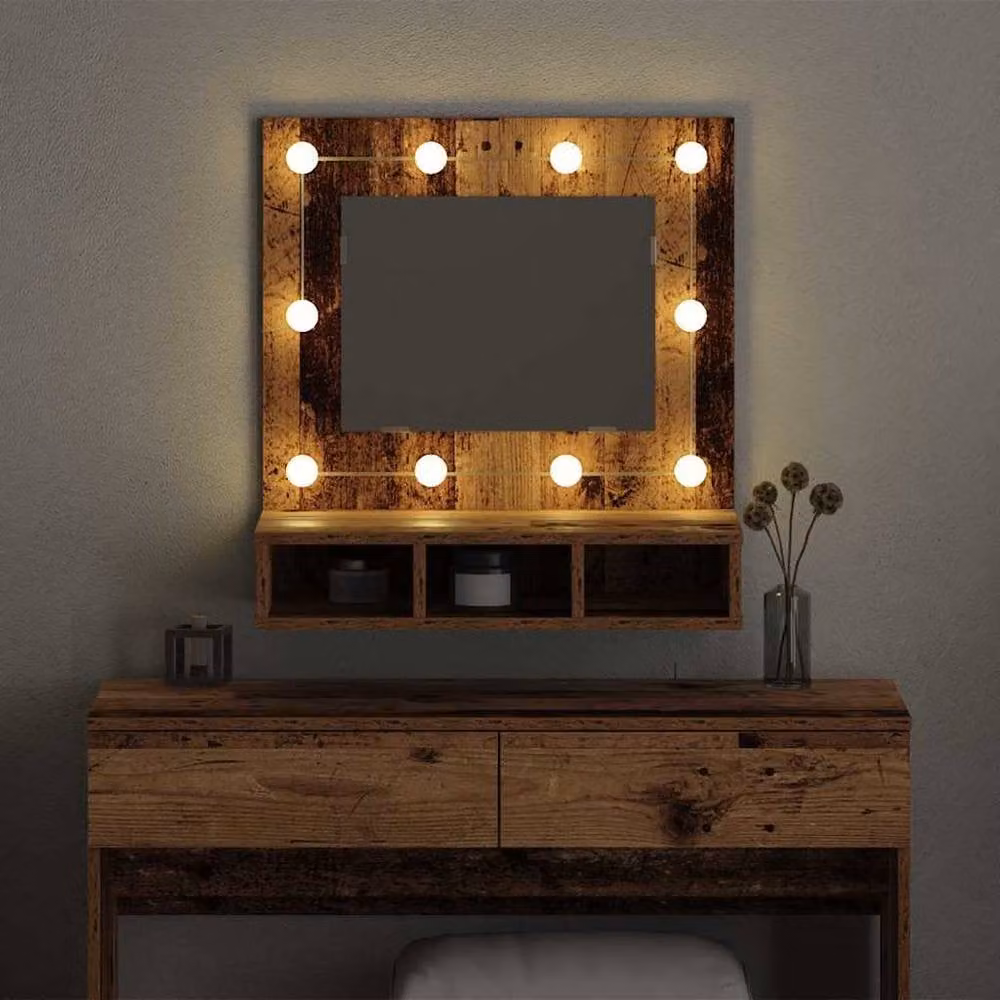 Berkfield Home Old Wood Vanity Unit in Brown Solid Reclaimed Wood, W/D/H: 60 x 31.5 x 62 cm – 3